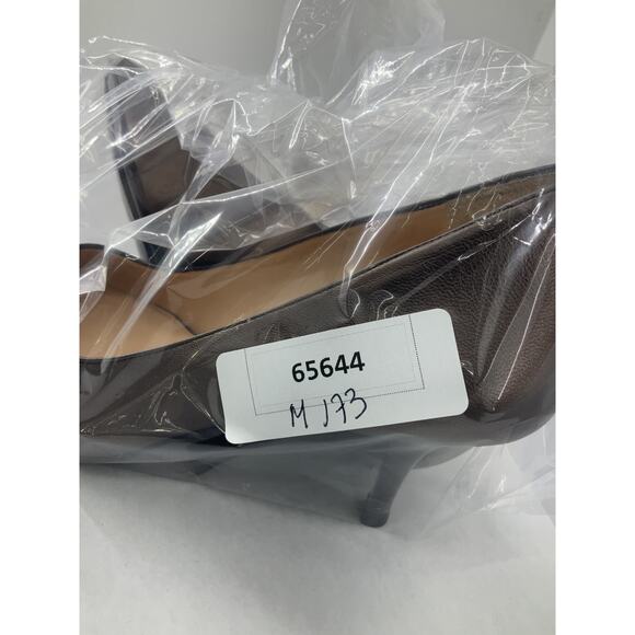 Cole Haan Women's Brown Leather Pumps Size 7B Preowned - Picture 6 of 7